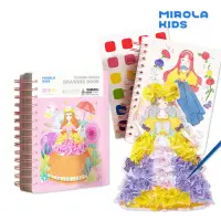 在飛比找momo購物網優惠-【Mirola Kids 原創美玩】時裝設計繪本-童話公主篇