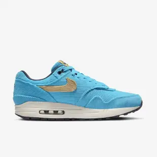 【NIKE 耐吉】休閒鞋 男鞋 Air Max 1 PRM Corduroy 藍 卡其勾 燈芯絨(FB8915-400)