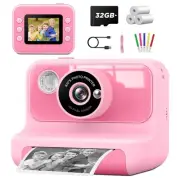 Kids Camera Instant Print, Christmas Birthday Gifts Toys Camera for Girls Boy...