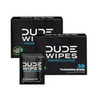 Wipes - On-The-Go Flushable Wipes - 2 Pack 60 Wipes - Unscented Extra-Large I...
