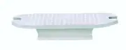 HKM Rubber Stirrup Pads for Stirrup Irons - White - Sold as a pair