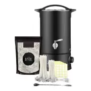 Candle Making Kit - Wax Melting Heater + Soy Wax Flakes + Wicks