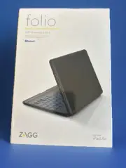 ZAGG Bluetooth Backlit Hinged Keyboard Folio for Apple iPad Air BZKFHFBKLIT105