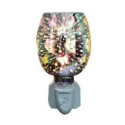 Electric Plug In Led Aroma Diffuser Lamps Wax Melt Oil Burner Wax Warmer-uk Plug