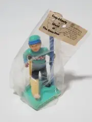 Vtg Wilton Cake Topper Sad Broken Leg Skier, 1978 2113-2023, Get Well HK NOS