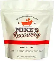 Mike's Recovery HEAT/REHEAT POUCH Mineral Soak- Bath Salt Muscle Restore - Mikes Recovery (10oz.)