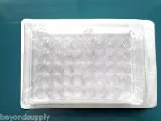 Lab Clear Plastic Rectangle Shape 96 Compartments Cell Culture Plate new