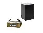 Kings 110L Upright Fridge Freezer 5yr warranty 12 24V + Clear Top Canvas Bag
