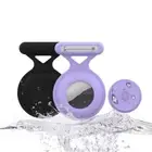 Silicone Tracker Case Hidden Brooch Pin Protective Shell for AirTag Kids