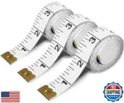 Tape Measure Body Measuring Tape 3 Pack Soft Fabric Measuring Tape for Sewing