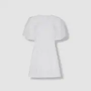 $380 SIR.The Label Women's White Silk Franc Open Back Mini Dress Size 3
