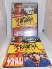 The Longest Yard DVD 2 Films (Original & Remake) 1974 & 2005
