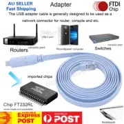 USB-C to Rj45 Console Cable Type C Devices to Routers Switches Notebook 8P8C Lan