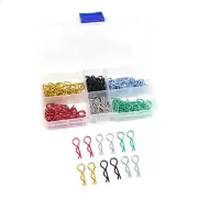 180Pcs Colors Metal RC Body Shell R Shape Clips DIY Pin For 1/10 1/12 RC Car B