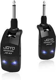 Electronic Guitar Wireless System,2.4GHz Wireless Guitar System 4 Channels Rechargeable Audio Wireless Transmitter Receiver for Guitar Bass Electric Instruments,Long Battery Life