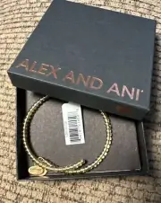 Alex and Ani Gold Wrap Beaded Bracelet New W Box!