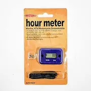BLYGO Inductive Waterproof Hour Meter Marine ATV Motorcycle Dirt Bike Ski Engine BLUE