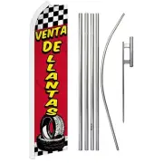 Venta De Llantas Super Swooper Flag & Flag Pole Kit & Ground Spike