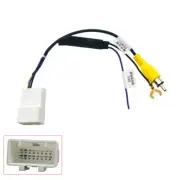16-pin Car Reverse Rear Camera Output Video Adapter Wiring Cable Fit For Toyota