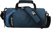 Sports Duffel Bag Travel Gym Bag Small Fitness Bag with Shoe Compartments for Men Women