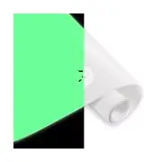 HTVRONT Glow in The Dark HTV Vinyl - 12" x 8ft Heat Transfer Vinyl for Shirts...