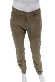Brax Feel Good Mens Cotton Hi-Flex Corduroy Modern Fit Pants Brown Size 32X34