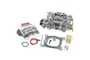 Edelbrock Carburetor Performer 750 cfm 4-Barrel Square Bore Electric Choke Single Inlet Silver Each EB1411