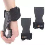 Bench Press Weight Lifting Wrist Hooks Straps PVC Deadlift Gloves and Grip Pads