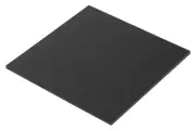Black Matte/Frosted (One Side) P-95 Acrylic Plexiglass sheet 1/8" x 6" x 12"