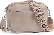 [CLUCI] Crossbody Bags for Women Trendy, Vegan Leather Shoulder Handbags，Women Purses with Adjustable Wide Strap