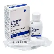 Vitamins A/C/D And Fluoride 50 mL 0.25 Mg by Taro