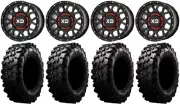 KS135 Grenade Black 15" Wheels 29" Carnivore Tires Polaris RZR XP 1000 / PRO XP