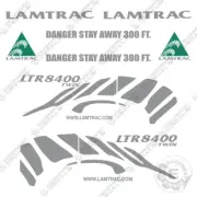 Fits Lamtrack LTR8400 Twin Track Mulcher - 7 YEAR OUTDOOR 3M Vinyl!