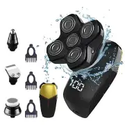 Revolutionary Upgrade Bald Men's 4-in-1 Electric Head Shavers Cordless Comfor...