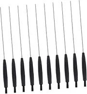 3sets Cleaning Rods Nylon Material Non-Slip Handling Electric Cleaning Brush Perfect for Maintenance 10pcs*3
