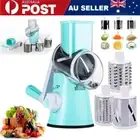Vegetable Food Manual Rotary Drum Grater Chopper Slicer Cutter Shredder Kitchen