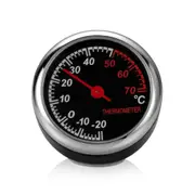 2PC Mini Car Automobile Digital Clock Auto Watch Automotive Thermometer Hygrometer Decoration Ornament