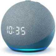 Amazon Echo Dot (4th Gen.) Smart Speaker - Twilight Blue with Clock - Brand New