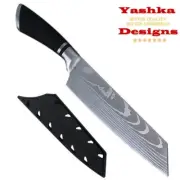 Japanese Kiritsuke Knife 440C Steel Chef Kitchen Knives Meat Beef Butcher Tools