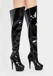 [Pleaser] To My Delight Thigh High Boots