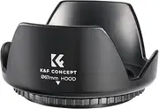 [K&F Concept] 67mm Tulip Flower Lens Hood for Canon, Nikon, Sony Cameras with EF-S 18-135mm f3.5-5.6, RF 24-105mm f4-7.1, Sony FE 85mm f1.8, Sigma 16mm f1.4 DC DN Lens and More
