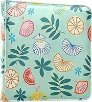 Line Drawing Fruit Leaf Blue Photo Album Binders Self Adhesive Pages 10 pcs 2x3'' Photos album para fotos