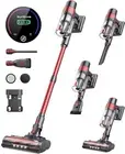 Cordless Vacuum Cleaner, 40KPA/450W Power 55Mins Runtime, Stick Vacuum with Touc