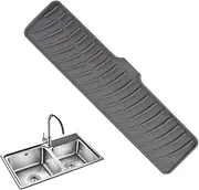 Silicone Dish Drying Pad - Rubber Dish Drying Mat -Kitchen Drying Mat, Built-in Drain Lip | Coffee Machine Mat, Air Fryer Mat, Electric Oven Mat, Dish Drying Mats for Kitchen Counter, Refrigerator