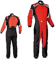 OMP KS-3 Children's Overalls MY2019 Red/Black Size 140