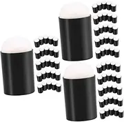 SEWACC 3sets Finger Sponge Daubers Kids Craft Set Ink Chalk Drawing Toys for Preschoolers Kindergarten 30pcs*3