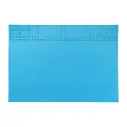 Soldering Mat 13.8"x9.8" Silicone Magnetic Electronics Work Mat, Blue