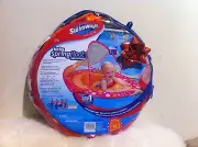 New Swim Ways Baby Spring Float Sun Canopy - Pink and Orange (Flowers)