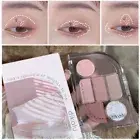 Makeup Shimmer Eye Shadow Milk Tea Matte Eyeshadow Palette Cosmetics Lasting ]