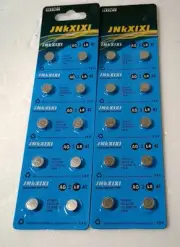 Jnkxixi Alkaline 1.5V Cell Battery 20Pk For AG3 G3 LR41 192 GP92A 392 EXP: 12/23